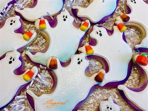 Halloween Ghost Cookies Ghost Cookies Sugared Cookies And Sweets Inc