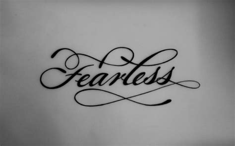 Fearless Tattoo Meaningful Wrist Tattoos Fearless Tattoo Typography