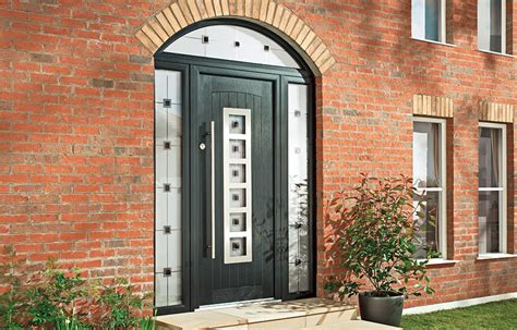We have many varieties and styles. Modern-black-entrance-composite-door | Turkington Windows
