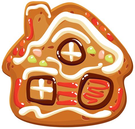 Cookie clipart suitable for card design, gift tags, scrap booking, paper crafts.etc. Christmas Cookie House PNG Clipart Image | Gallery ...
