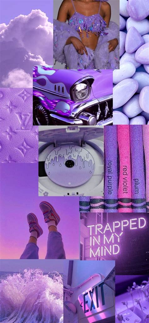 Purple aesthetic lock screen | Purple aesthetic, Dark purple aesthetic