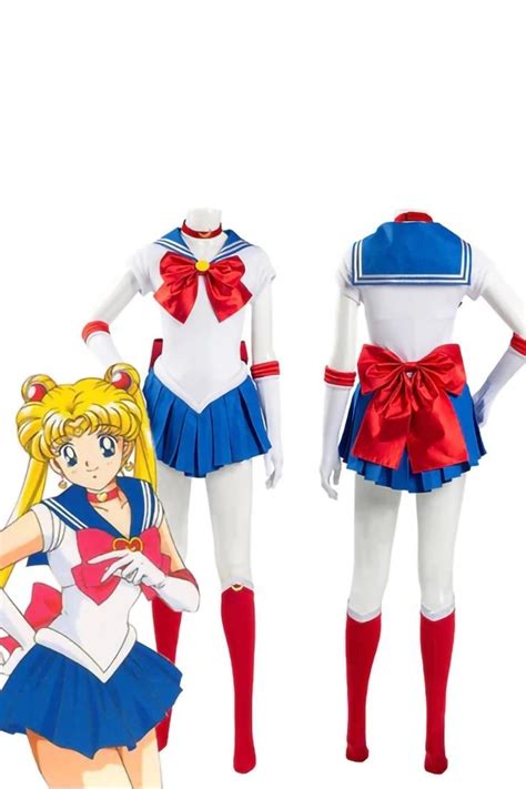 Anime Sailor Moon Cosplay Costume Tsukino Usagi Uniform Dress Outfits