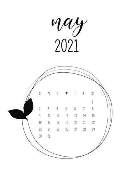 Free 2021 Floral Frame Calendar World Of Printables Framed Calendar