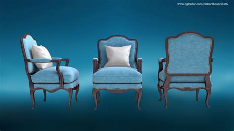 Classical Armchair Room 3d Cgtrader