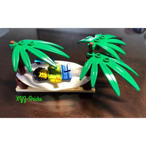 jual lego part out 60153 beachgoer minifigure with accessories shopee indonesia