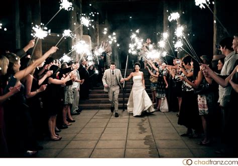 Photo Gallery Wedding Day Sparklers
