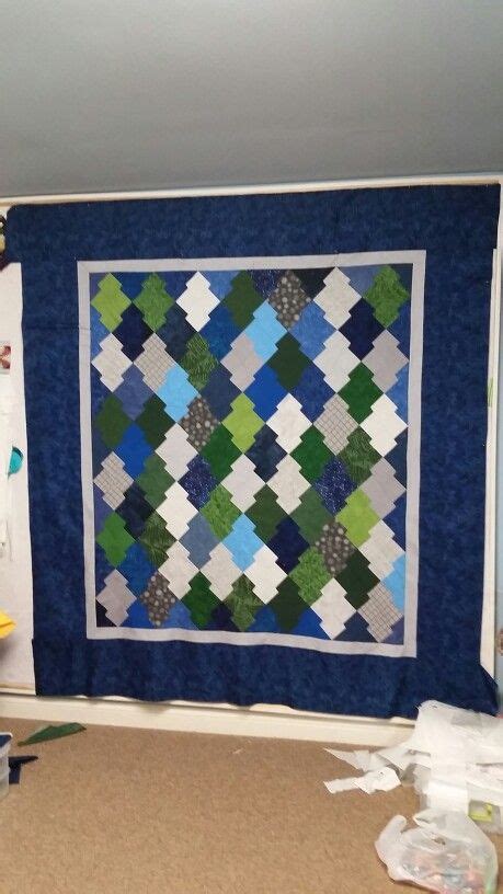 Jigsaw puzzle quilt, an easy scrap quilt… japanese puzzle puzzle quilt asian quilts japanese patchwork place mats quilted african textiles japanese patterns free motion quilting quilt block patterns. Japanese Jigsaw Quilt for Joseph, 2015. | Puzzle quilt ...