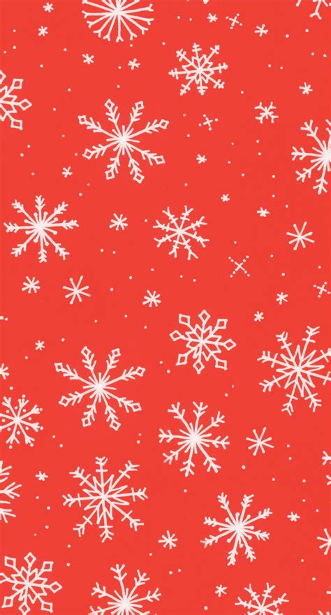 Red Snowflake Wallpapers Wallpaper Cave