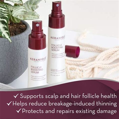 Keranique Thicker Fuller Hair 30 Days System With Keratin Shampoo