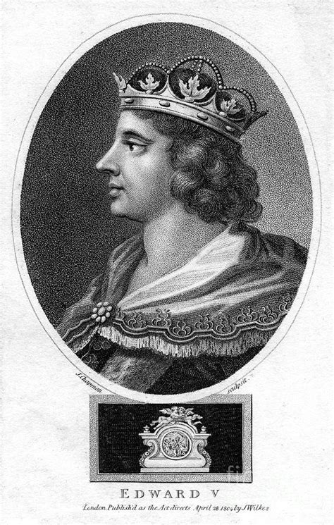 King Edward V Of England 1804artist J Drawing By Print Collector