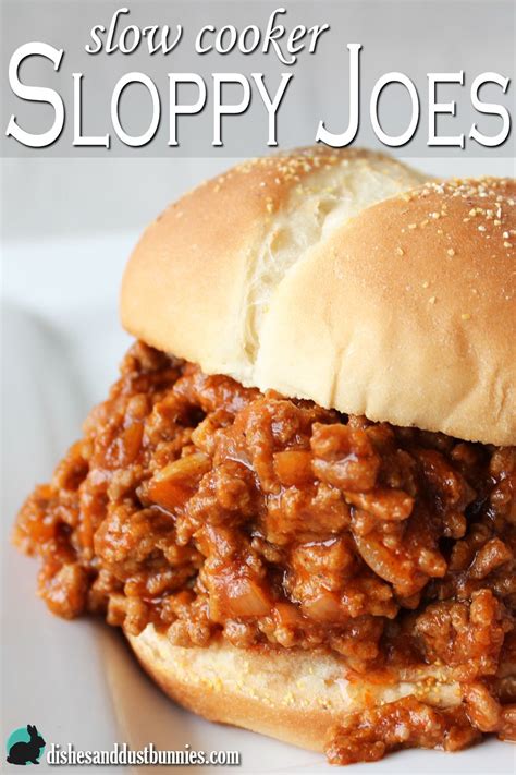 Slow Cooker Sloppy Joes Are So Easy To Make And They Taste Sooooo Good Needs Extra Brown Sugar