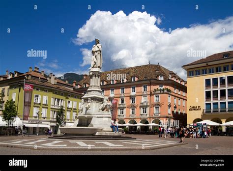 Piazza Walther In Bolzano Alto Adige Dolomites Italy Stock Photo Alamy