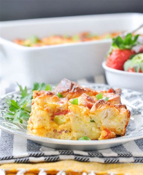 Overnight Egg Bake With Biscuits And Ham Southern Style The