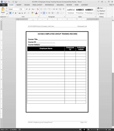 16 Employee Records Template Excel Templates Excel Templates