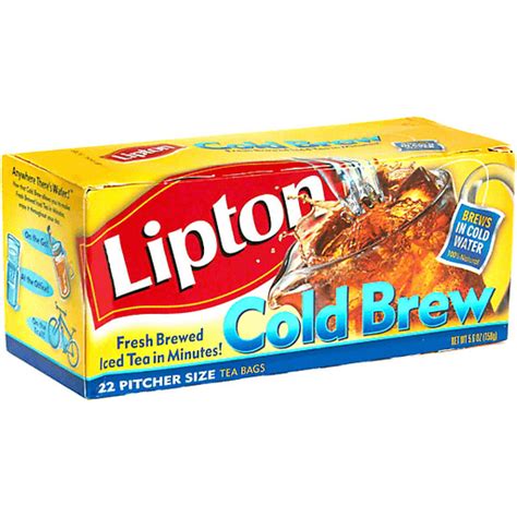 Lipton Cold Brew Iced Tea Pitcher Size Tea Foodtown