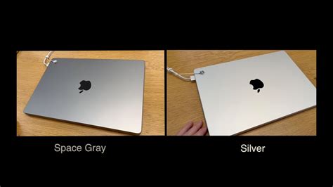 Apple M Macbook Pro Color Comparison Space Gray Vs Silver Youtube
