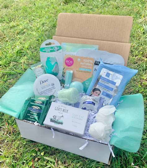 Blue And Green Spa Box For Teens T For Teen Beauty T Etsy