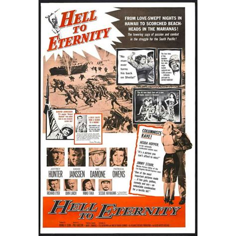 Hell To Eternity Movie Poster Style B 27 X 40 1960 Walmart