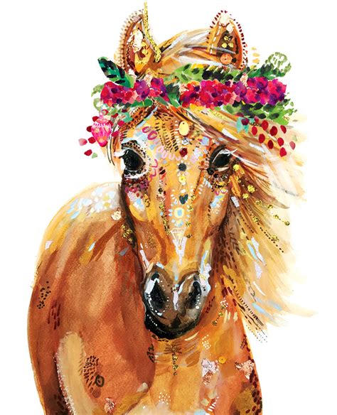 Floral Horse Brontegoodieson