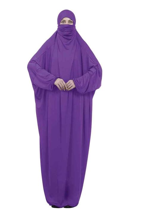 Muslim Women Maxi Prayer Abaya Full Cover Dress Robe Kaftan Arab Hooded
