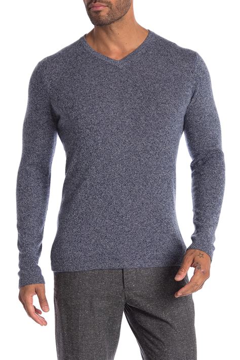 Autumn Cashmere V Neck Basic Cashmere Sweater In Gray For Men Lyst