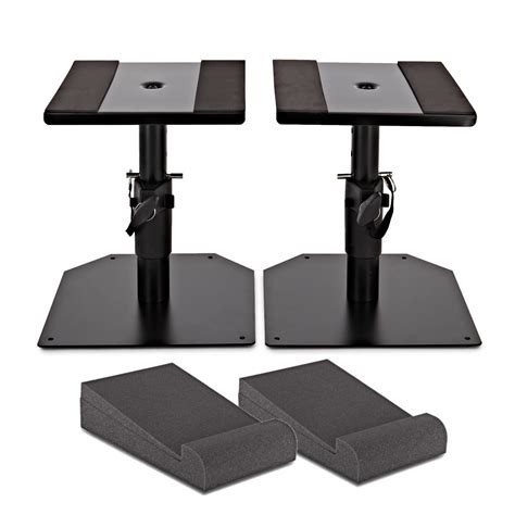 Desktop Speaker Stands Plus Acoufoam Isolation Pads By Gear4music At