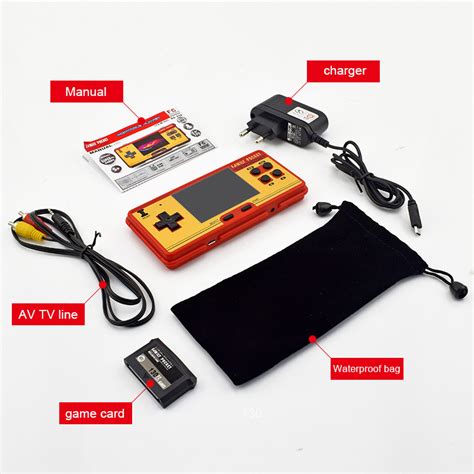 Portable Handheld Game Player Red