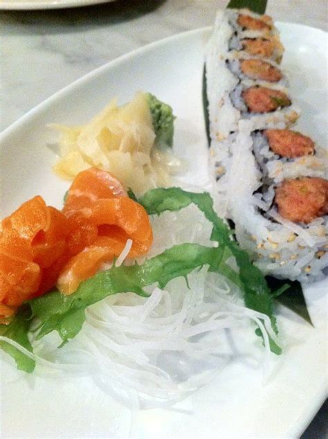 Check spelling or type a new query. Tuna Sashimi and Spicy Crunchy Tuna Roll | Fresh sushi ...
