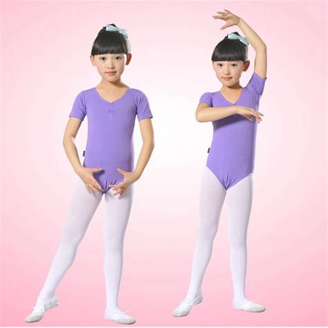 Ballet Leotards For Girl Short Sleeve Gymnastics Ballet Tights Ballet