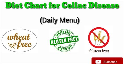 Gluten Free Diet Chart For Celiac Patients