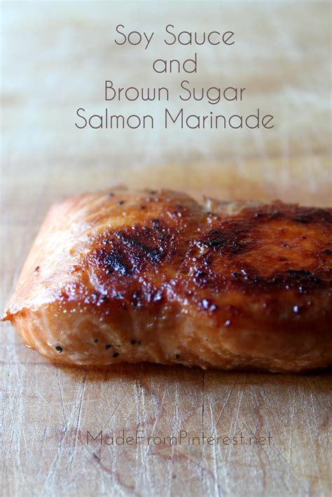 Add the soy sauce, dark soy sauce, sugar, salt, and water. Soy Sauce and Brown Sugar Salmon Marinade