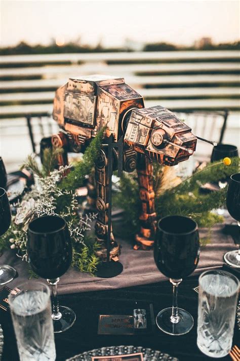 Star Wars Wedding Table Centerpiece Star Wars Wedding Theme Star