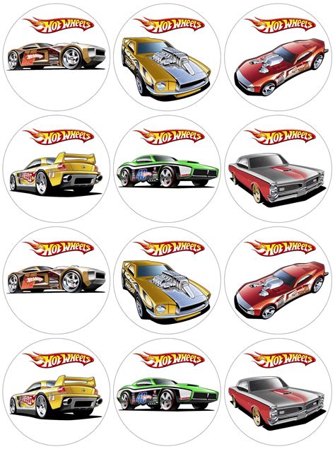 Hot Wheels Cake Topper Printable Get More Anythink S