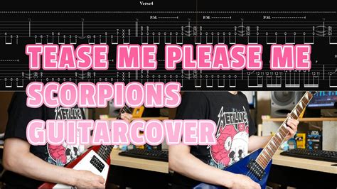 Tease Me Please Me Guitar Cover With Screen Tab Youtube