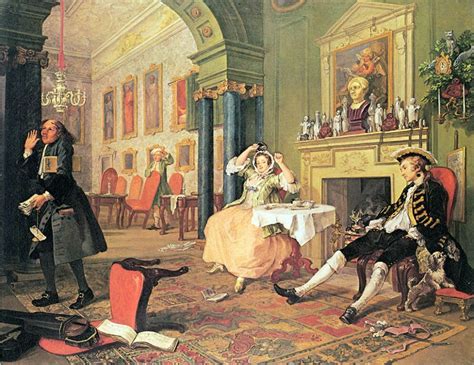 William Hogarth Marriage à La Mode The Tête à Tête 1743 William