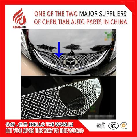 1 Pcs Stainless Steel Modification Car Front Grille Racing Grills Grill