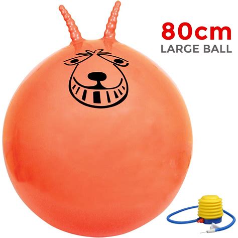 80cm Large Exercise Retro Jump Space Hopper Toy Kids Adult Party Game