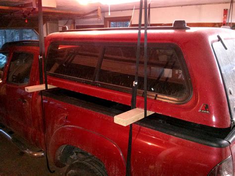 Wildfire lifts double wide car lift. Cheap truck shell hoist for low ceiling garage | Tacoma World