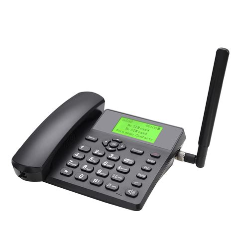 1000mah Battery Dual Sim Cordless Landline Phone Volte Wifi Hotspot