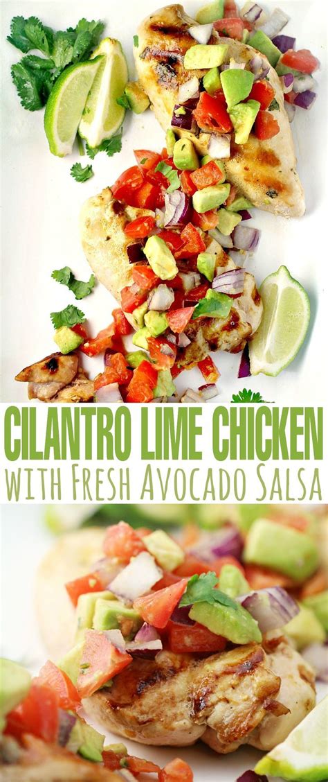 If you try to substitute dried, your verde sauce will taste way off. Cilantro Lime Chicken with Fresh Avocado Salsa | Recipe ...