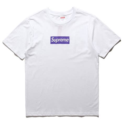 Supreme Solid White Box Logo Casual Tee T Shirt