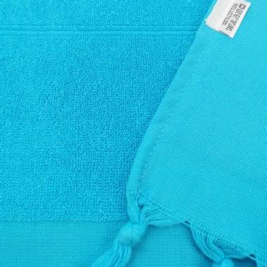 Terry Turkish Peshtemal Towel Sultan Oeko Tex Color Turquoise Blue