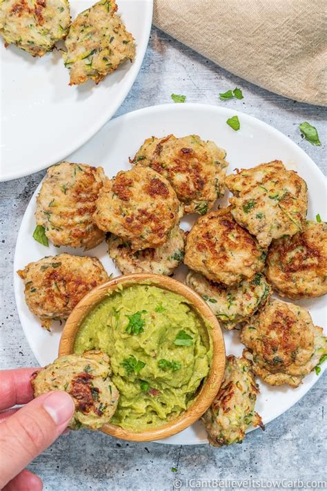 Bake until zucchini turns bright green and is just beginning to soften, 15. Healthy Chicken Zucchini Poppers Recipe - Paleo & Whole30