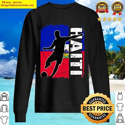 Haitian Soccer Team Haiti Flag Jersey Football Fans T Shirt