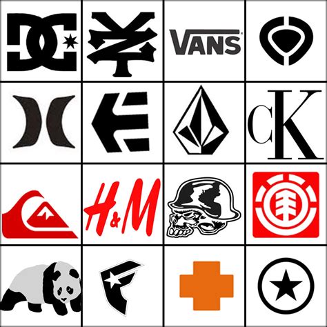 Logo Collection Famous Clothing Logos