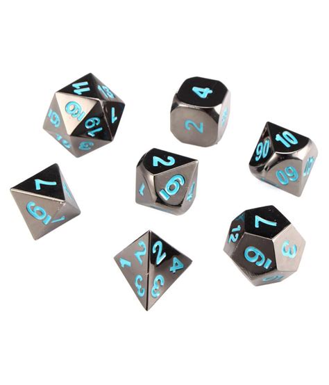 7pcs Set Polyhedral Dice With Bag For Dnd Rpg Mtg Role Playing Board