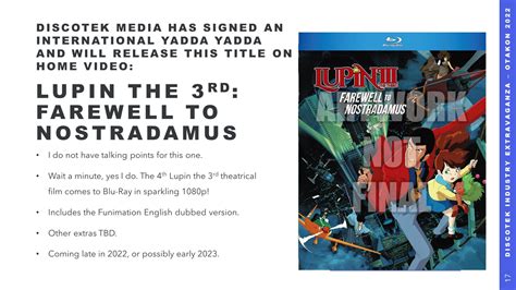Farewell To Nostradamus Coming To Blu Ray In The Us — Lupin Central