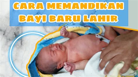 Terbaru Cara Memandikan Bayi Baru Lahir Youtube