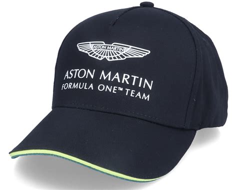 Aston Martin F1 Team Cap Black Adjustable Formula One Keps