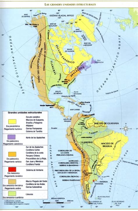 Tareas De Geosociales Relieve De América 2°1 2°2 2°3 Es N°9